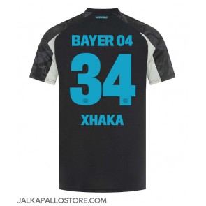 Bayer Leverkusen Granit Xhaka #34 Kolmaspaita 2024-25 Lyhythihainen